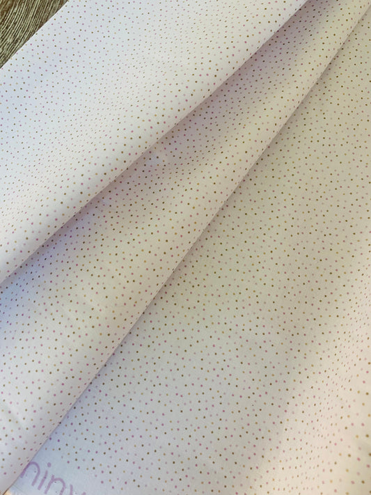 POPPIE COTTON Pale Moon White - CC20214 | in stock | low volume | dots | vintage | Lori Woods - blender