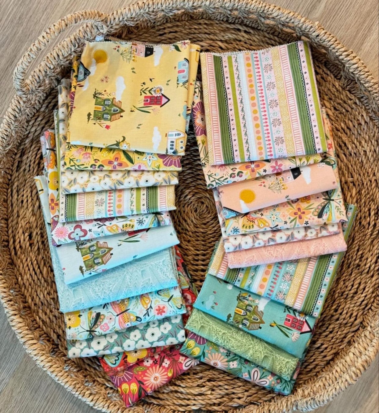 Cottage Charm  21 Fat quarter bundle | Poppie cotton | Kenzie Elston  | whimsical | in stock - Free US shipping