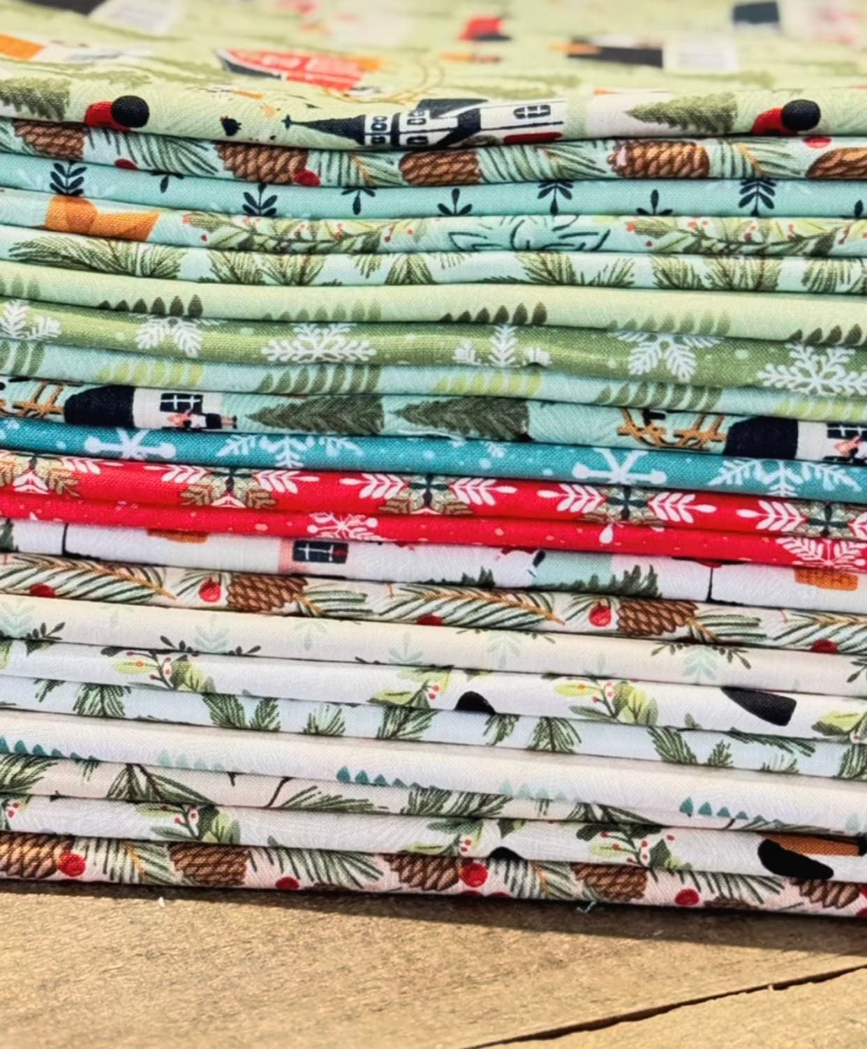 Prairie Christmas  - 21 Fat quarter bundle | Poppie cotton | Amanda Grace | Holiday | in stock - Free US shipping