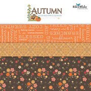 Autumn - 9 Lori Holt Autumn Quilt Seeds Pattern full set | Bee in my Bonnet Riley Blake Designs | No 1 - 9