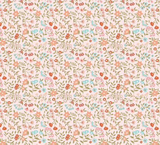 Promise me - from my heart pink | Poppy cotton | in stock | floral | ditsy | vintage | Michal marco