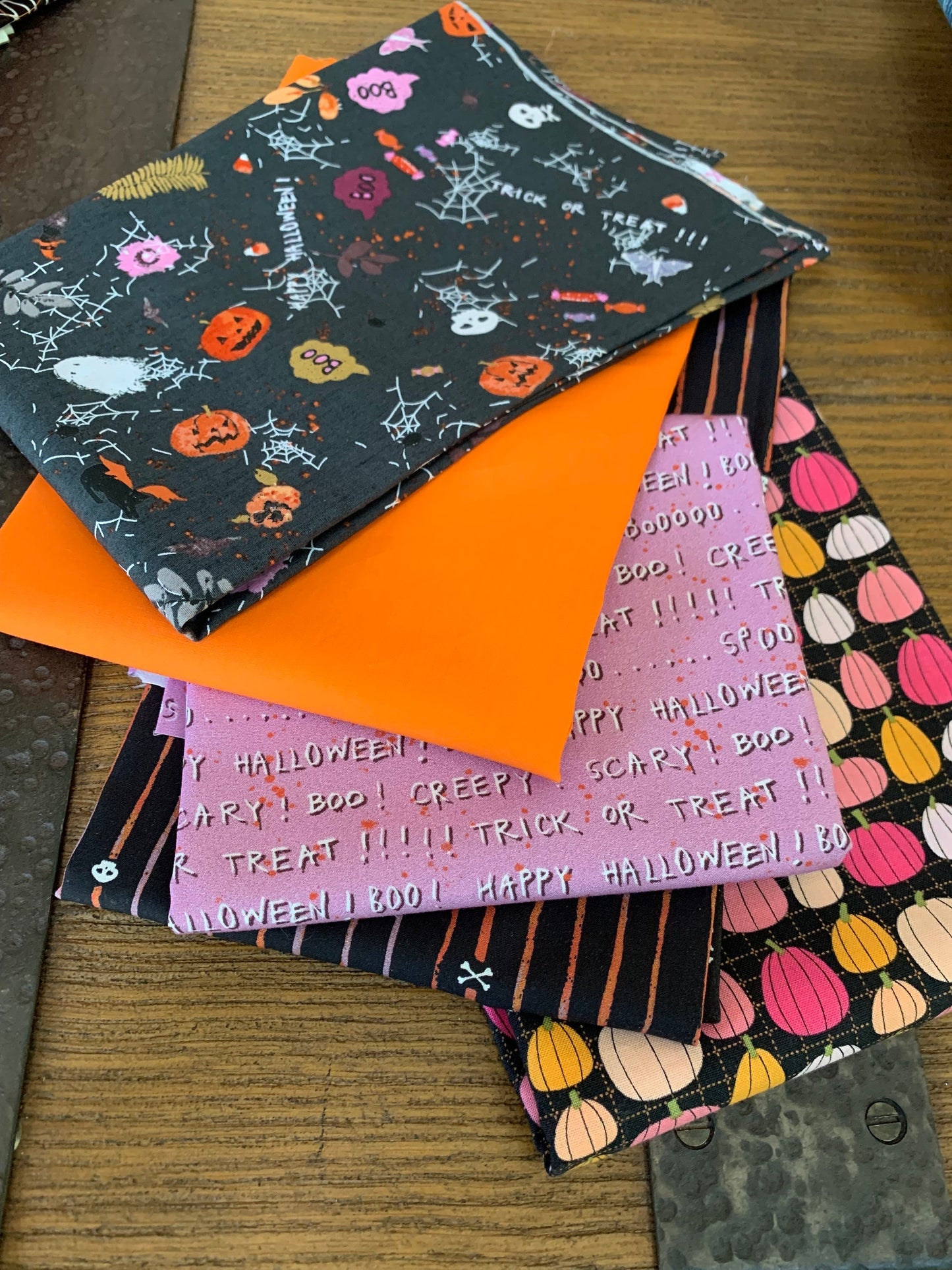 halloween brights bundle | AGF l FQ bundle 19 AGF  ~ cotton and steel | In stock | spooky | halloween colors - Poppie cotton