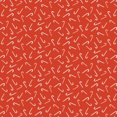 Christmas Lane - Candy cane toss - red - RJR Studios - Holiday stripe  - santa - robin - holiday classics - candy cane - RJ6144