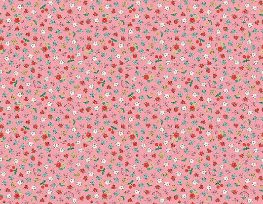 Preorder Home sweet home bitty blossom pink | Poppie cotton | Elea Lutz | vintage | shipping Nov 2024 - VR24468