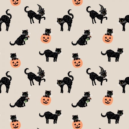 Halloween by Rifle Paper co - Black Cat - witch ghost trick or treat - In Stock- C&S