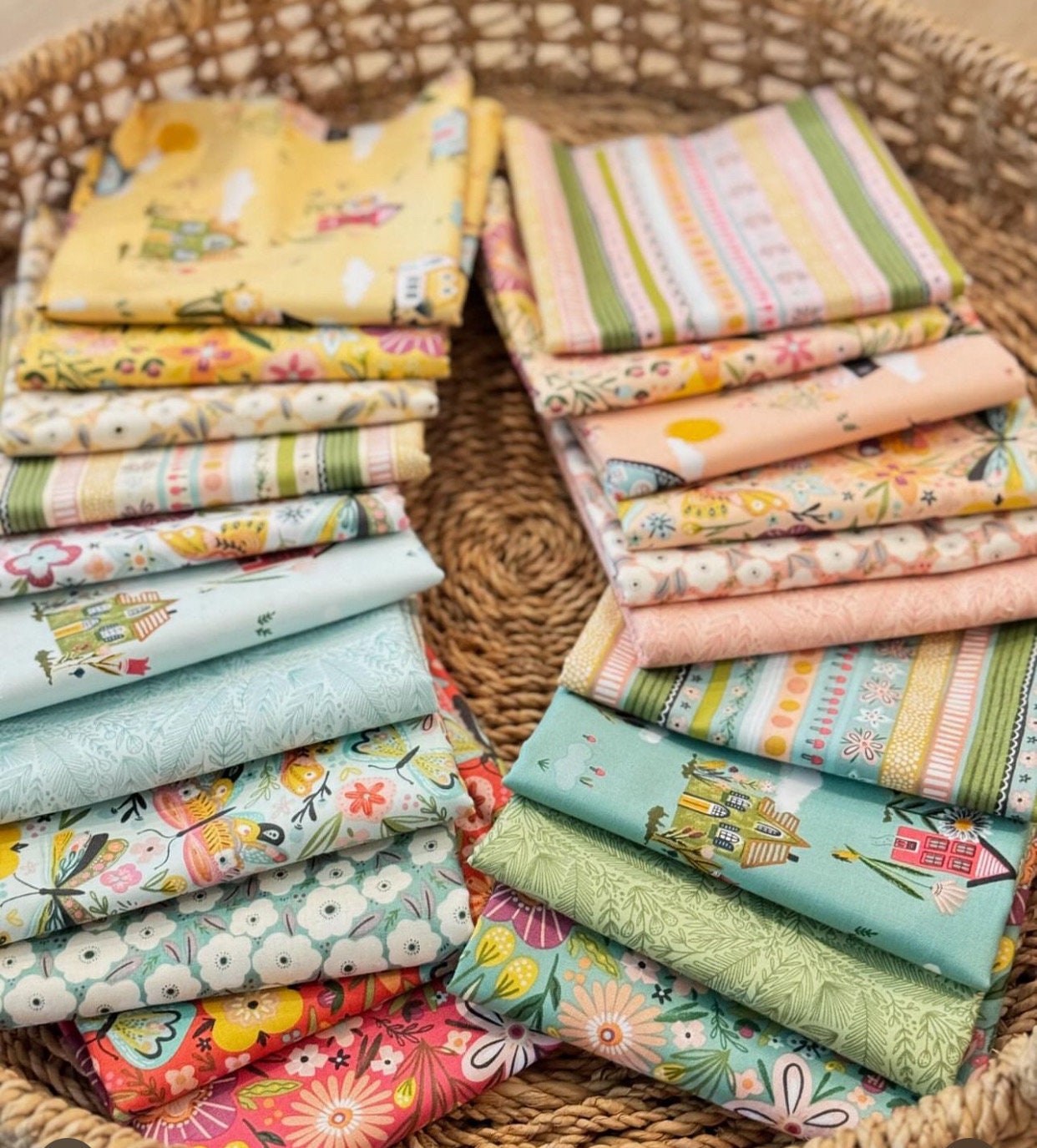 Cottage Charm  21 Fat quarter bundle | Poppie cotton | Kenzie Elston  | whimsical | in stock - Free US shipping