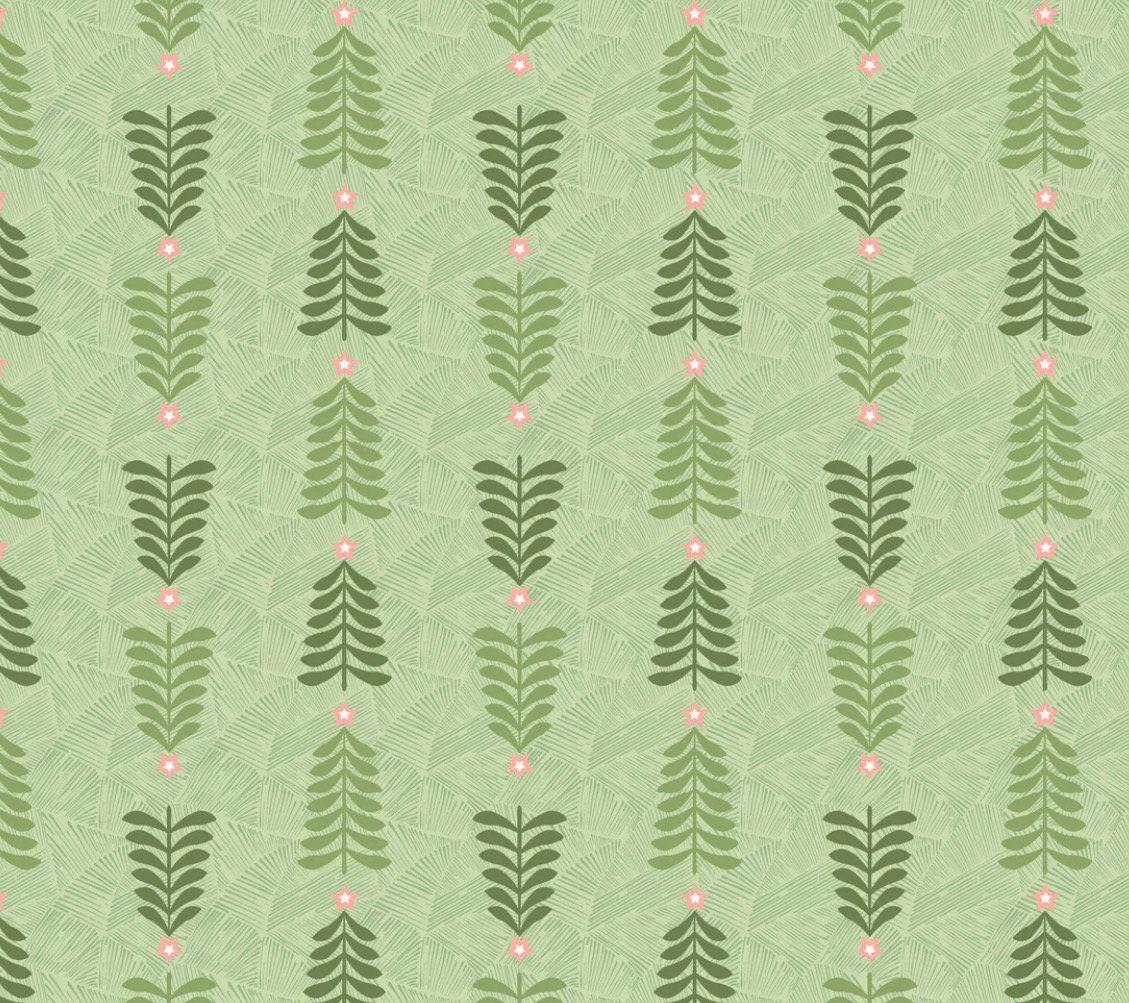 prairie christmas  - Oh christmas tree green | Poppie cotton | Amanda Grace | holiday | shipping June 2024 - PC24353