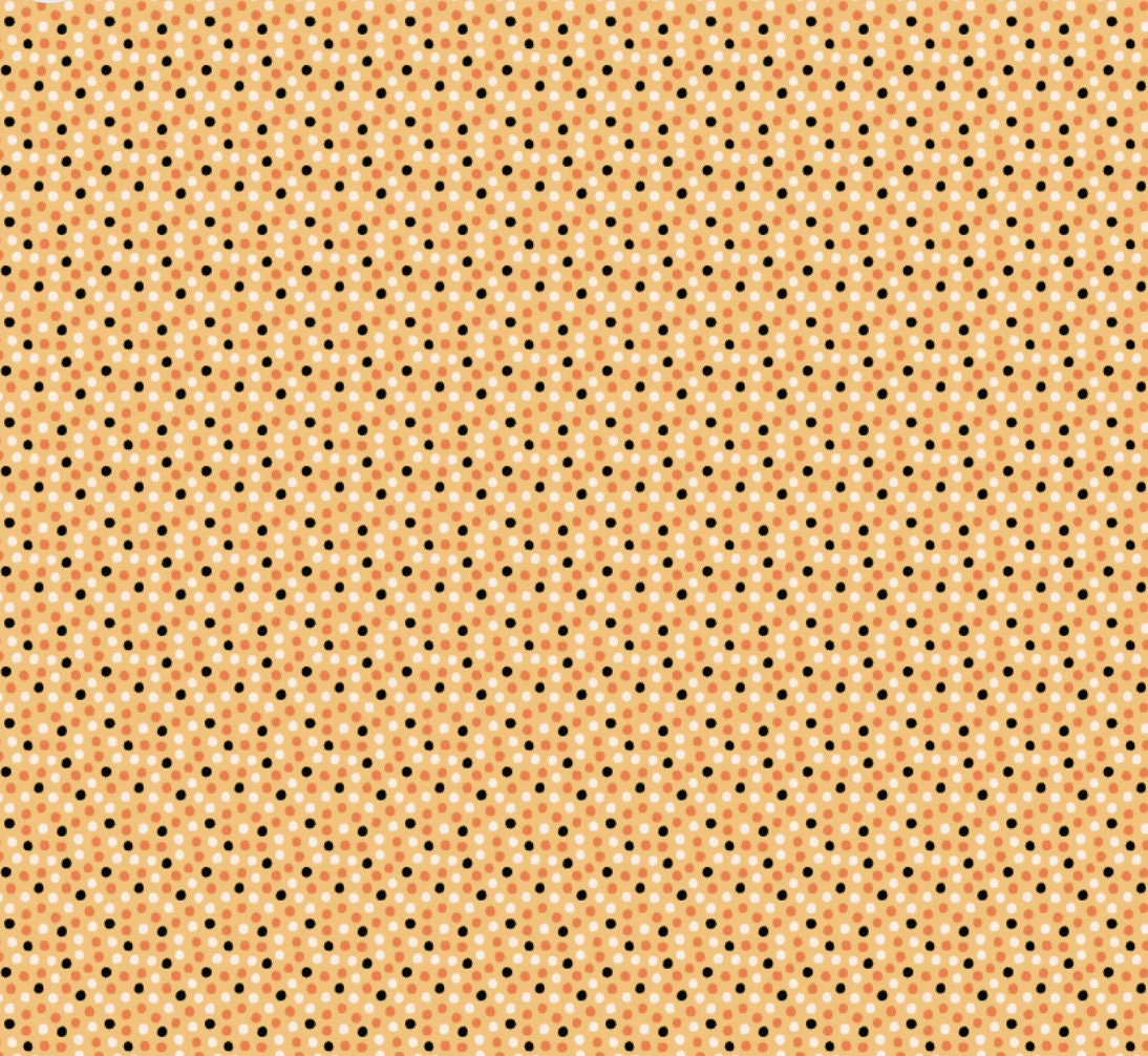 Sweet tooth halloween  - Sugar Dots Yellow | Poppie cotton | Elea Lutz | trick or treat | In stock