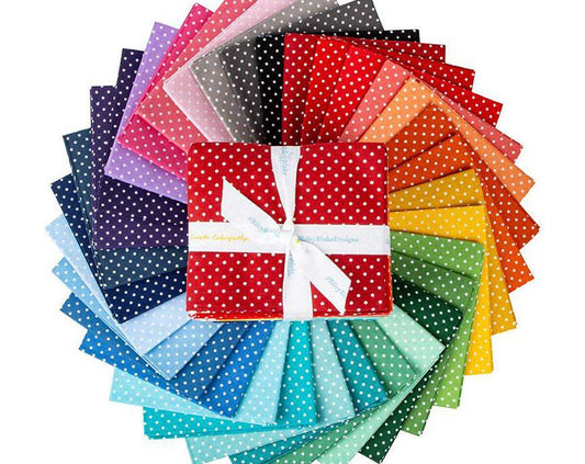 Swiss dot color 33 piece Fat quarter bundle