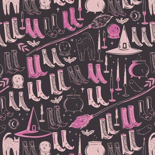 Witch’s Wardrobe Sweet SNS-13026 | AGF | 100% cotton | Spooky n sweet | Fast shipping | quilting | Halloween | Fast shipping