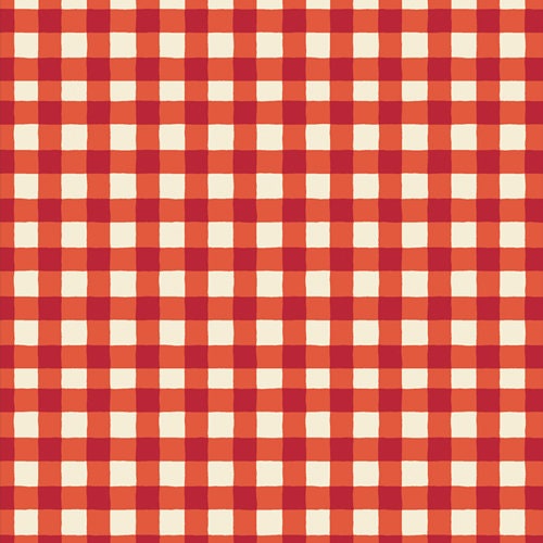 Small Plaid of my Dreams Joyful | Maureen Cracknell | PLD-S-901 | Fast shipping | red