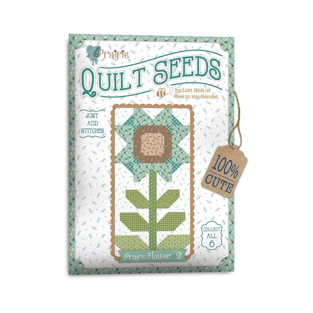 Prairie - Lori Holt Quilt Seeds Pattern Prairie Flower 2 | Bee in my Bonnet | number 2 of 6 | RBD | in stock | ST-25525