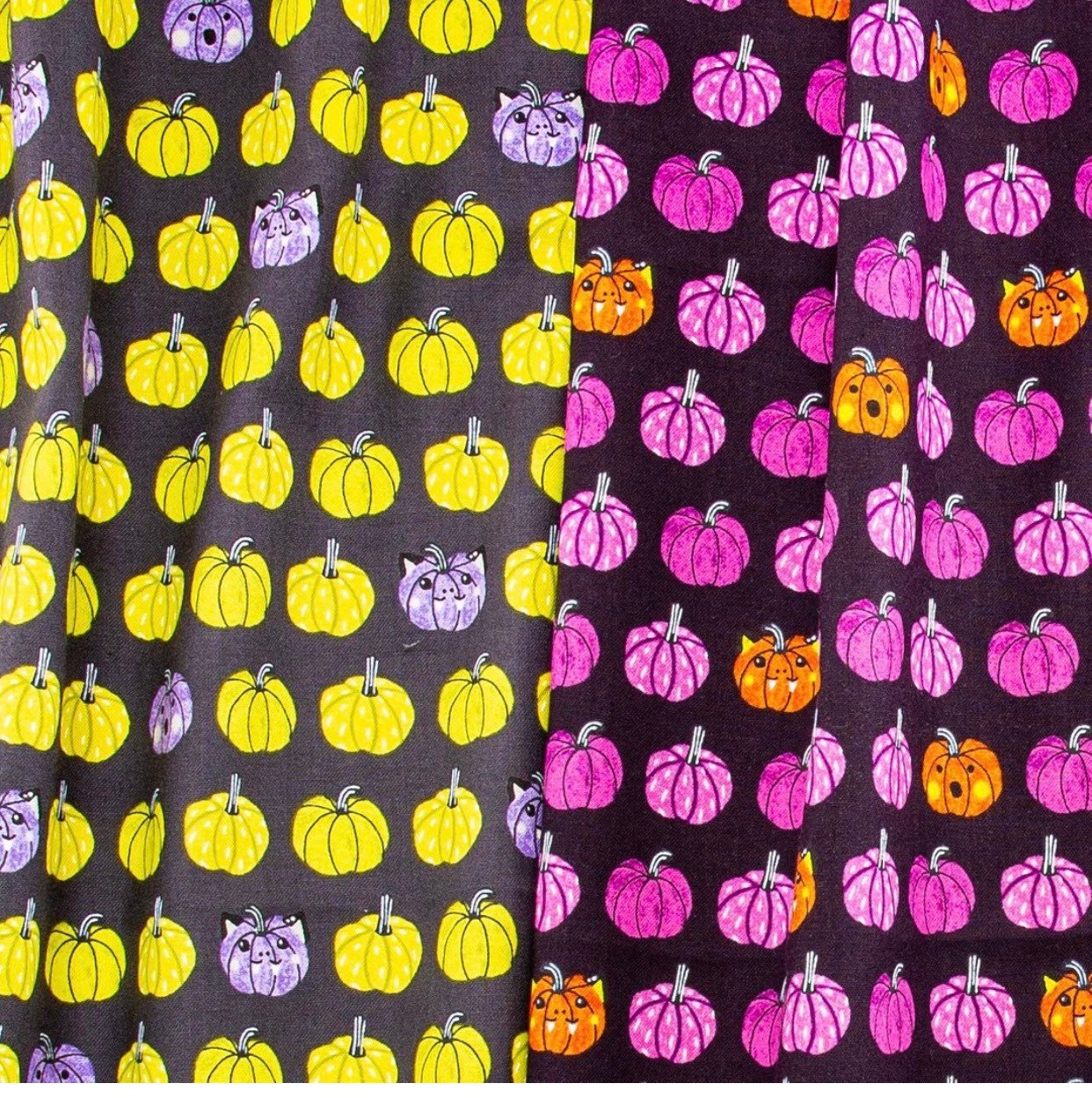 Bring Your Own Boos - Bat Attack - Mysterious Metallic Fabric | Cotton+Steel Fabrics | Calli and co - CC302-mY1M