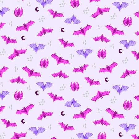 Bring Your Own Boos - Bat Attack - Mysterious Metallic Fabric | Cotton+Steel Fabrics | Calli and co - CC302-mY1M