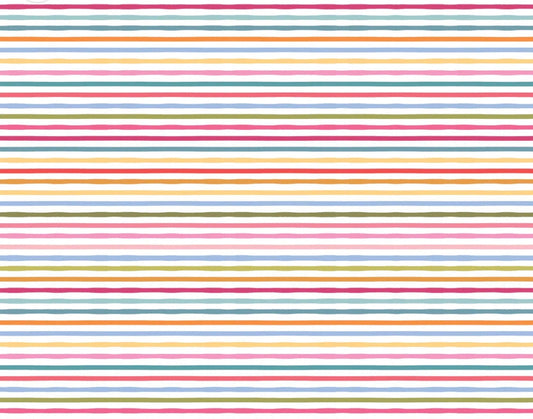Jailhouse stripes - Elton multi | Poppy cotton | in stock | floral | ditsy | vintage | Poppie's basics
