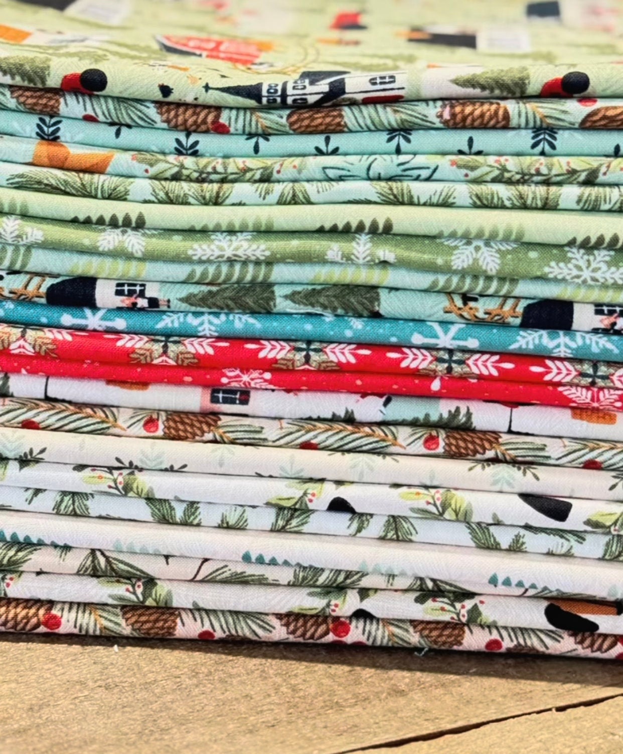 Prairie Christmas - 21 Fat quarter bundle | Poppie cotton | Amanda Grace | Holiday | in stock PRECUT