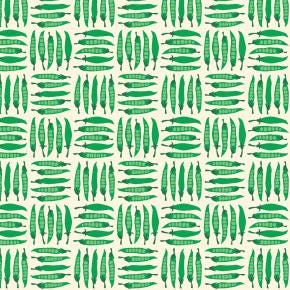 LV800-SB4 In The Vegetable Garden - Garden - Sky Blue Fabric | Cotton+Steel Fabrics | Loes van Oosten - in stock