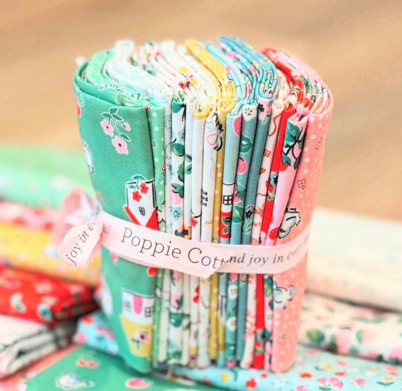 Preorder Home sweet home 21 Fat quarters / 1/2 yards| Poppie cotton | Elea Lutz | vintage | shipping early Jan 2025 - FREE US shipping