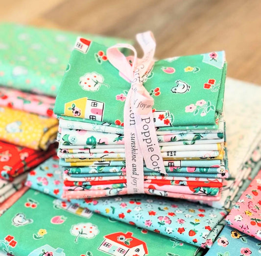 Preorder Home sweet home 21 Fat quarters / 1/2 yards| Poppie cotton | Elea Lutz | vintage | shipping early Jan 2025 - FREE US shipping