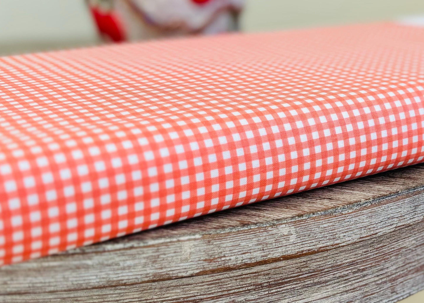1/8” Small Gingham Salmon Riley Blake Designs | C440 | 100% cotton | design by RBD | in stock