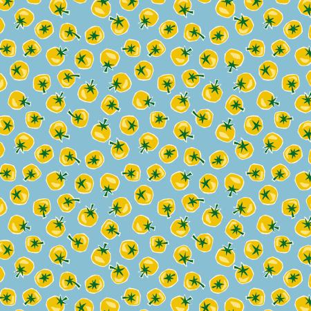 LV802-LB2 In The Vegetable Garden - Cherry Tomato - Lemon Boy Fabric Cotton+Steel Fabrics | Loes van Oosten - in stock