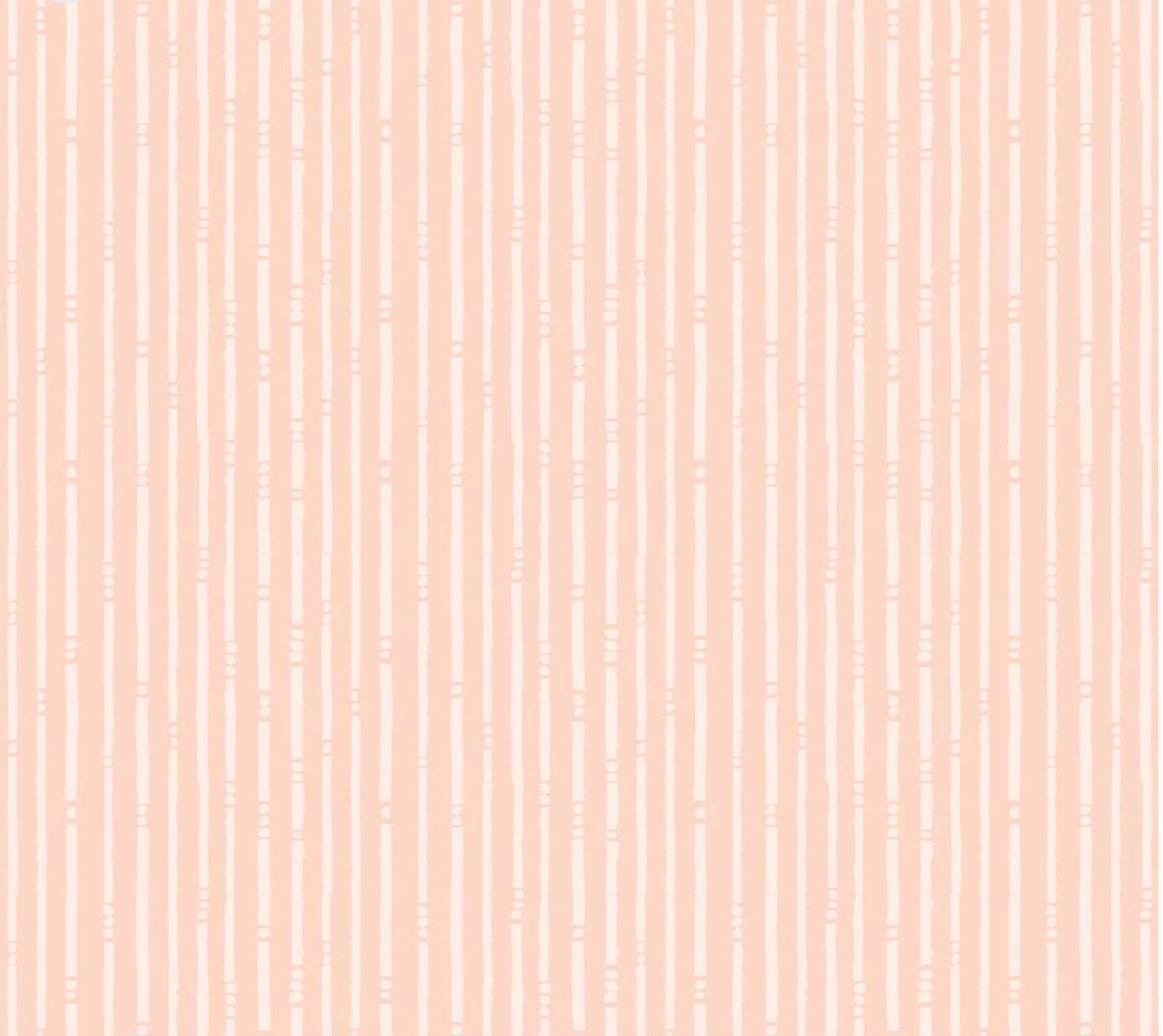 Preorder** Serenity Blooms - stripes peach | Poppie cotton | Ginger Deverell | vintage | shipping Jan 2025 - SR24519