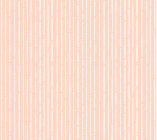 Preorder** Serenity Blooms - stripes peach | Poppie cotton | Ginger Deverell | vintage | shipping Jan 2025 - SR24519