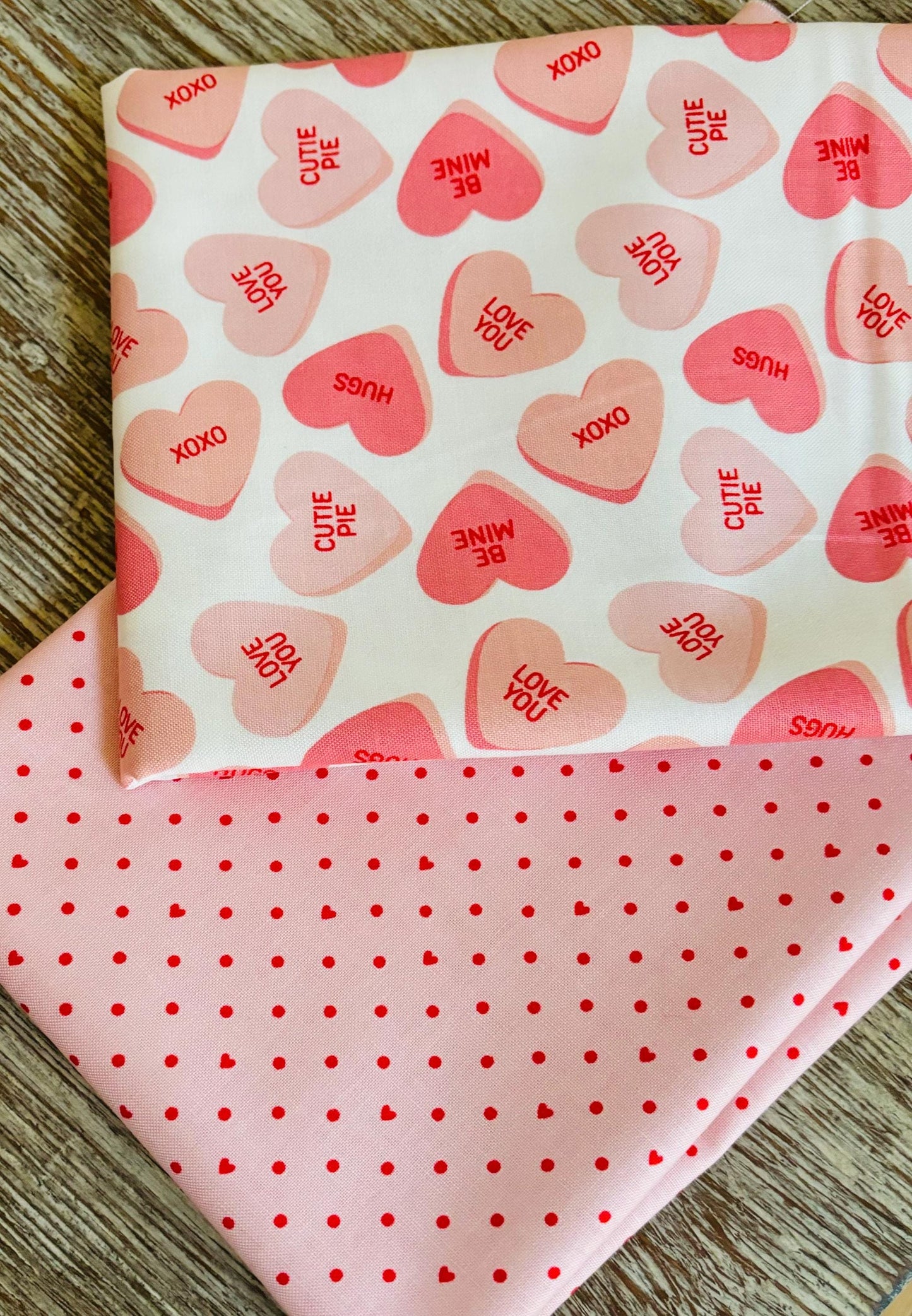 Sweetheart - Valentine themed bundle l 9 FQ’s / half yard bundle ~ RBD - stripe - micro gingham - | In stock