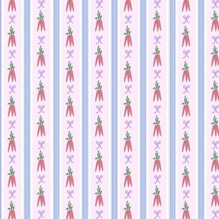 Easter by Rifle Paper co RP1504-LI1 - Carrot Patch - Lilac Fabric - shipping Jan '25