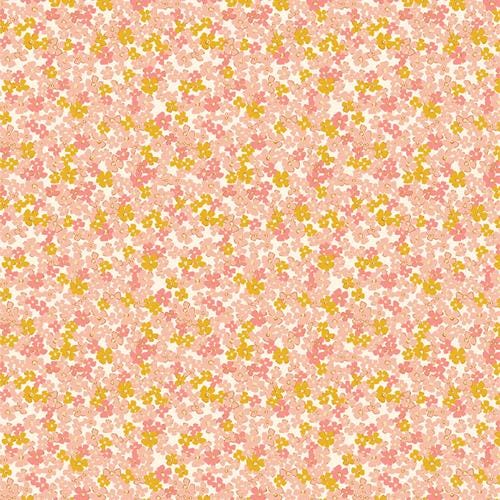 Retro Prairie Amber - Low volume - ditsy floral | AGF | BLC11105 - Bloomcore