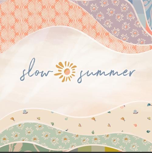 Slow summer **PRE ORDER Shipping Feb 2025 - Tiny Moon Rain SLS99311 | modern | abstract | AGF