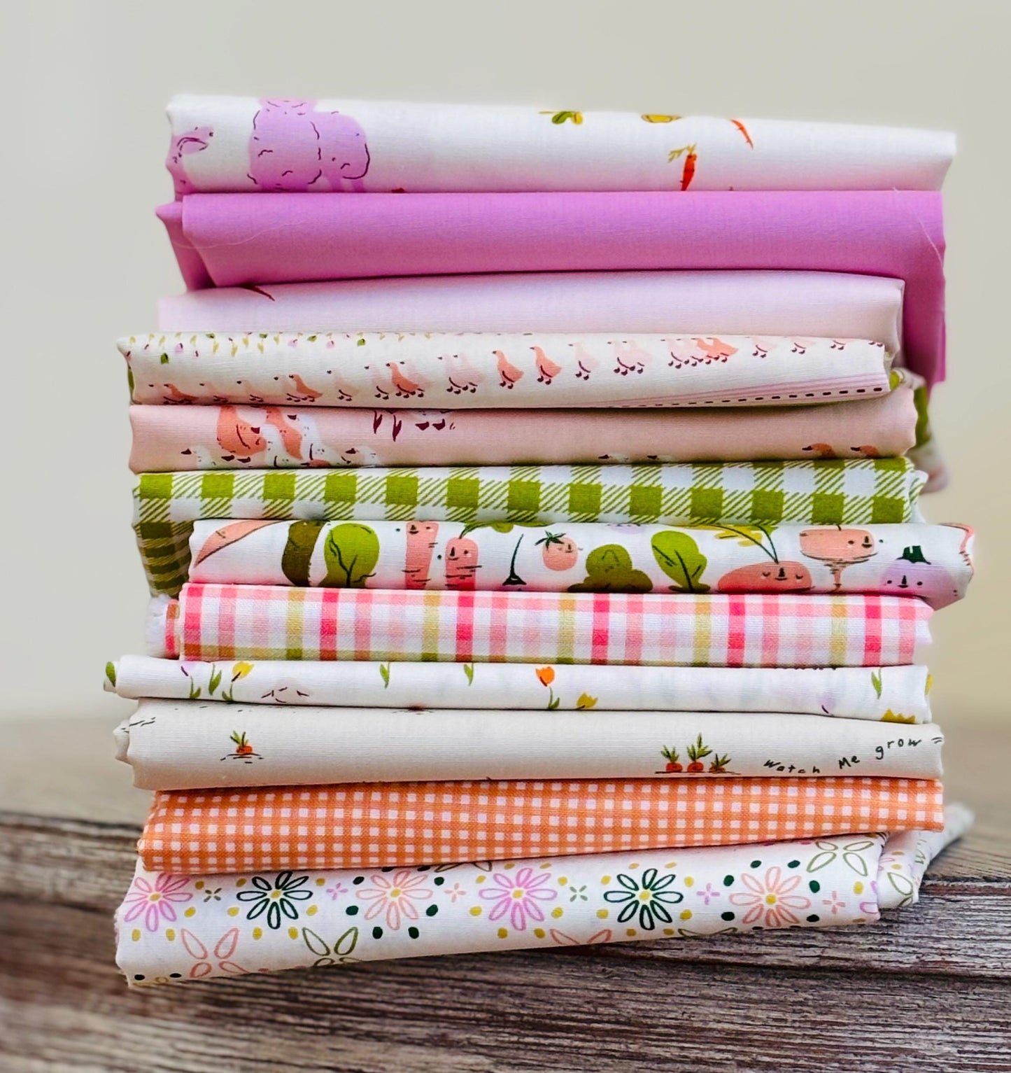 Cottage Grove mini bundle with blenders | Fat quarters bundles 12 fabrics | Fast shipping | Pure solids | spring vibes | rustic - AGF