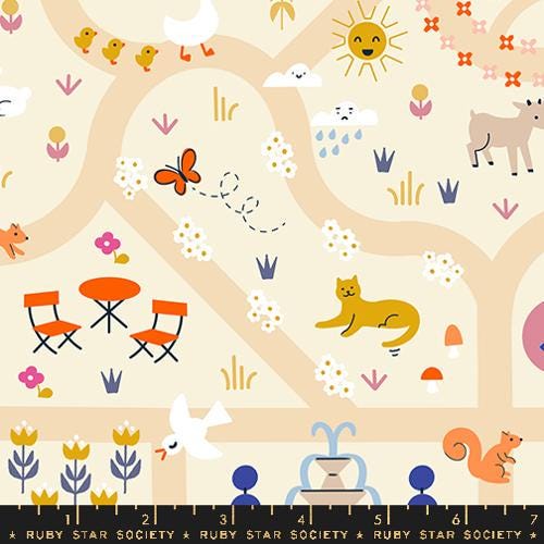 Woodland Park Parchment RS1080 11 Ruby Star society | In stock - Rashida Coleman Hale