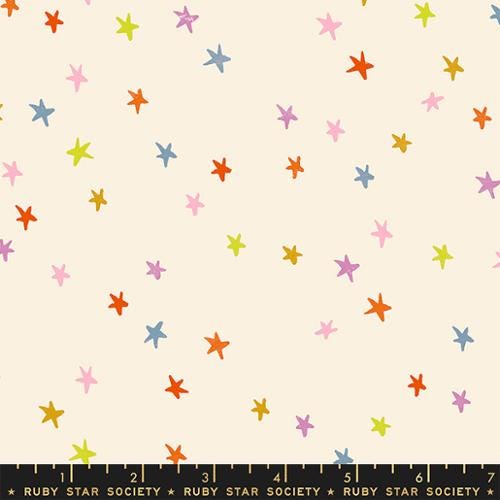 Starry multi RS4109 34 Ruby Star society | In stock - cream with multi colored stars - Alexia Abegg