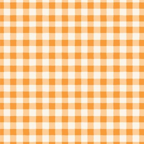 Small Plaid of my Dreams Marigold in stock - check - gingham | Maureen Cracknell | PLDS911 | AGF