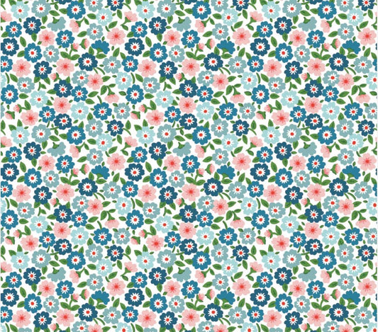 Preorder** Flower Market Forget me knots blue | Poppie cotton | Elea Lutz | vintage | ship Sept '25 FM25410