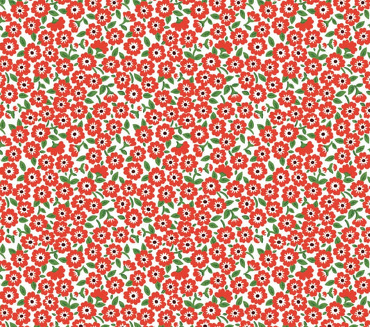 Preorder** Flower Market Forget me knots red | Poppie cotton | Elea Lutz | vintage | ship Sept '25 FM25412