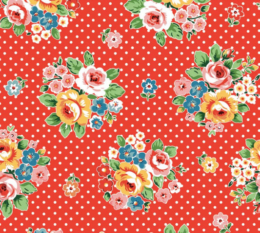 Preorder** Flower Market Market Bouquet red | Poppie cotton | Elea Lutz | vintage | ship Sept '25 FM25403