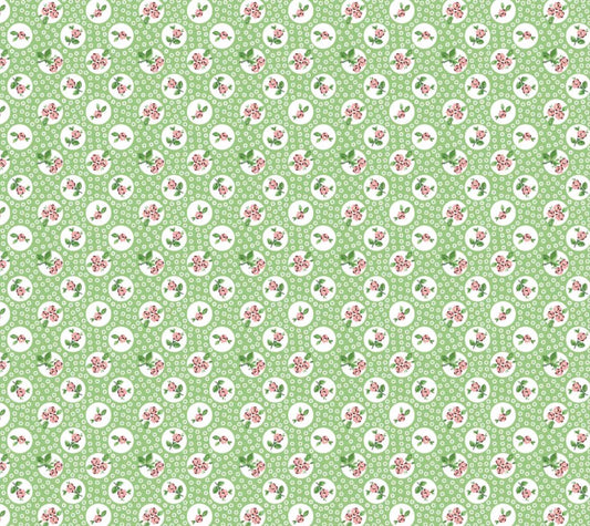 Preorder** Flower Market Pocket posies green | Poppie cotton | Elea Lutz | vintage | ship Sept '25 FM25417
