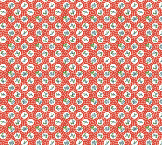 Preorder** Flower Market Pocket posies red | Poppie cotton | Elea Lutz | vintage | ship Sept '25 FM25419