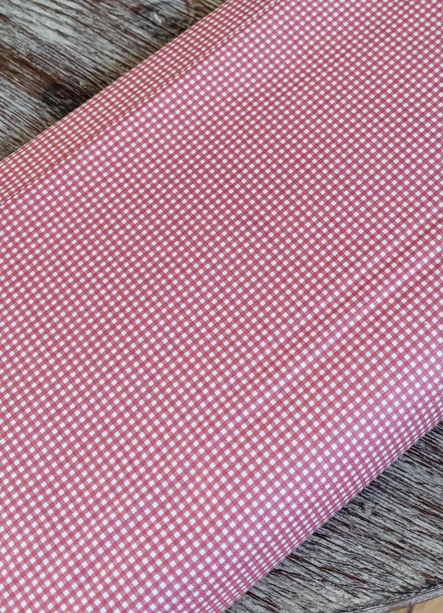 1/16” micro Gingham Canyon rose - light red / pink | Riley Blake Designs | C445 | 100% cotton | design by RBD | in stock