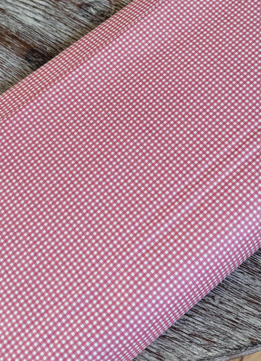 1/16” micro Gingham Canyon rose - light red / pink | Riley Blake Designs | C445 | 100% cotton | design by RBD | in stock