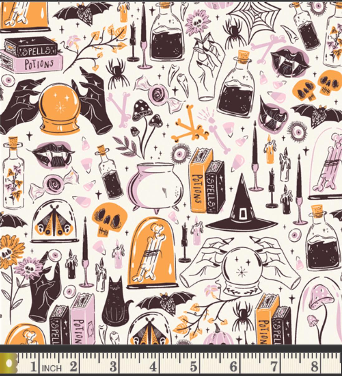 Witching Hour Eerie GHH13143 AGF Ghostly and haunted | 100% cotton | Sweet ’n Spookier | in stock | Halloween