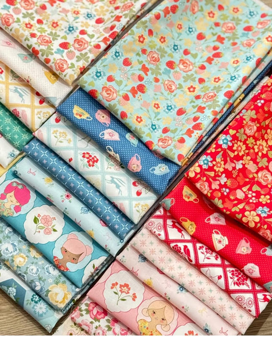 Rosy cheeks 21 FQ | Poppie cotton | Rosy cheeks | vintage | **preorder** FREE US shipping July
