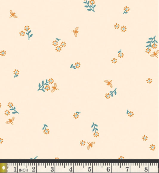 Foraging Flutter Sun in Linen Blend in stock - Maureen Cracknell | MRGL55313 | AGF