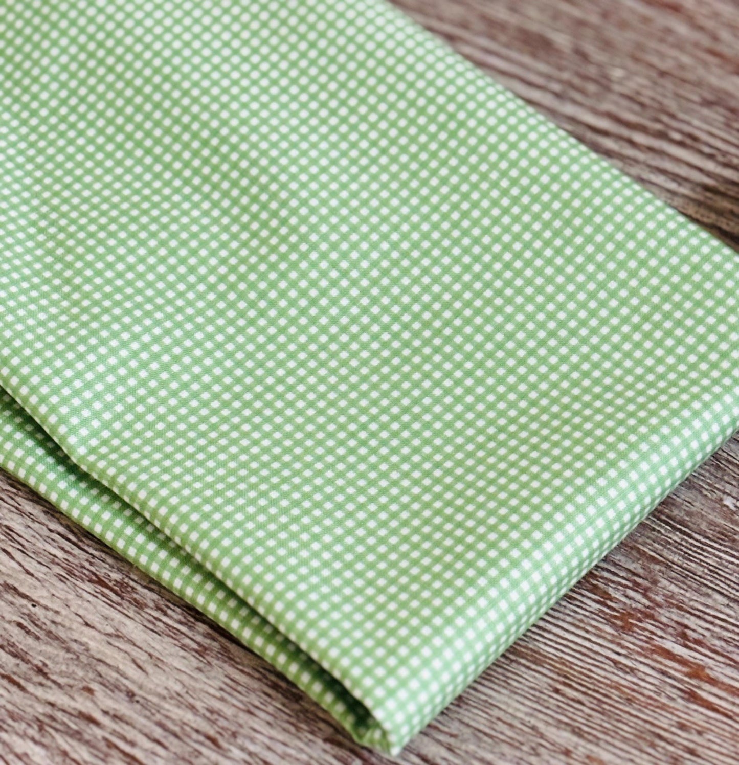 1/16” micro Gingham green | Riley Blake Designs | C445 | 100% cotton | design by RBD | in stock