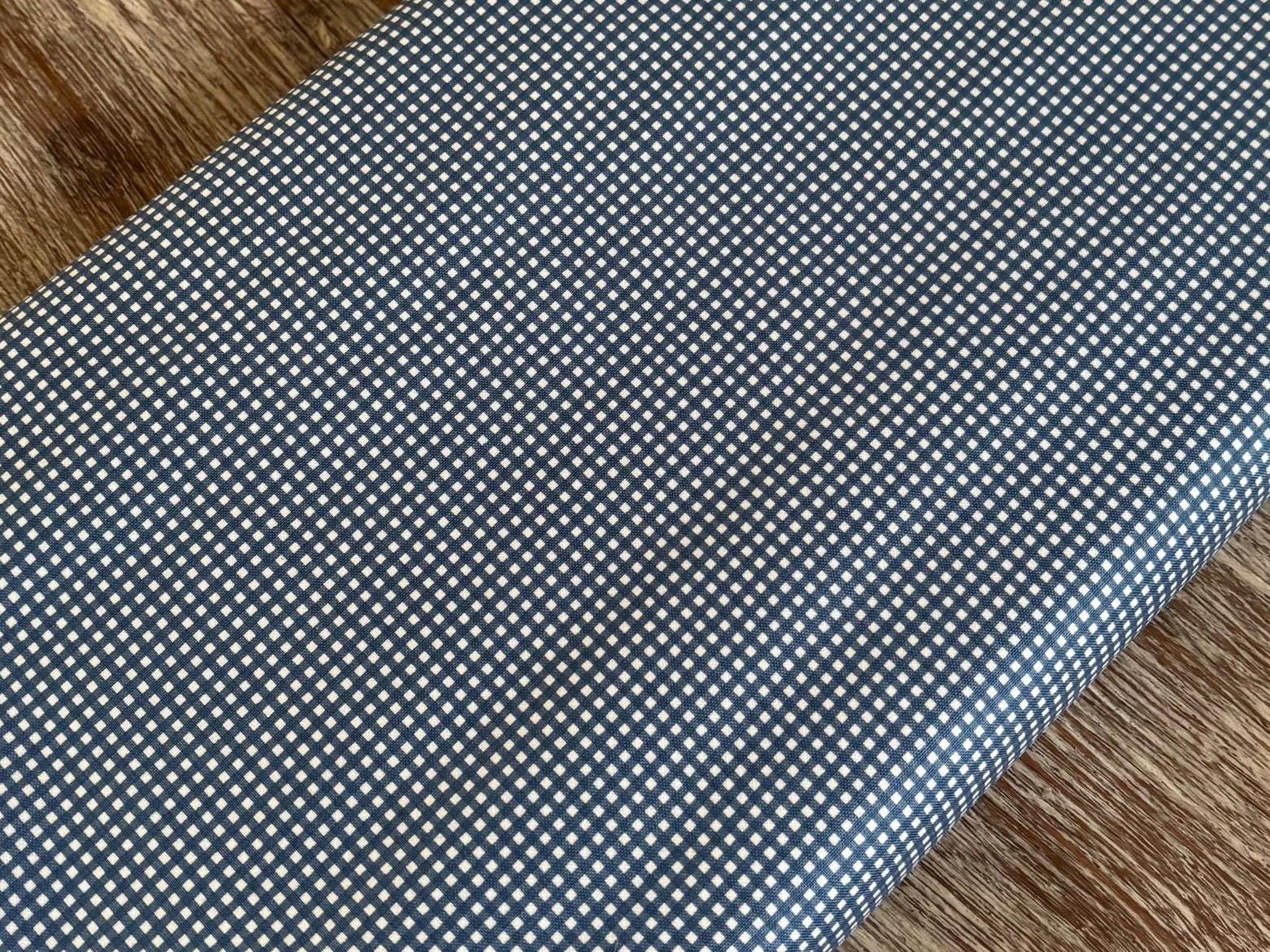 1/16” micro Gingham denim blue | Riley Blake Designs | C445 | 100% cotton | design by RBD | in stock