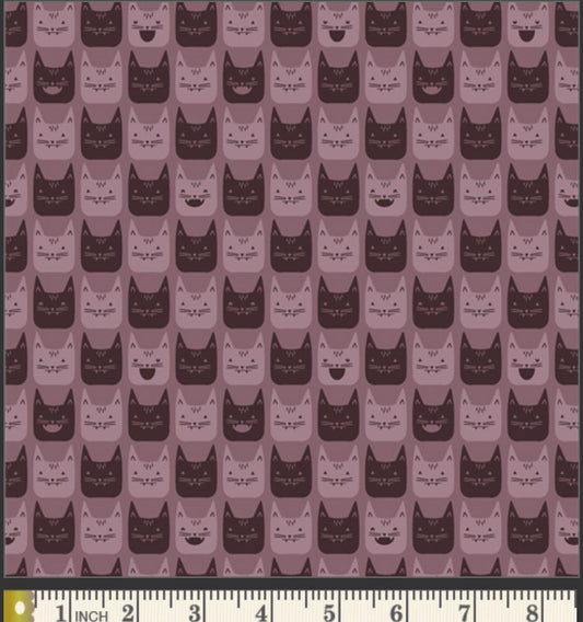 Midnight meows GHH13139 AGF Ghostly and haunted | 100% cotton | Sweet ’n Spookier | in stock | Halloween