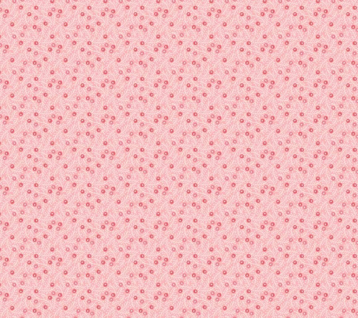 Frost and flurry | Frosted berries pink FL25610 | Poppie cotton | Sheri McCulley | vintage | In stock - holiday christmas