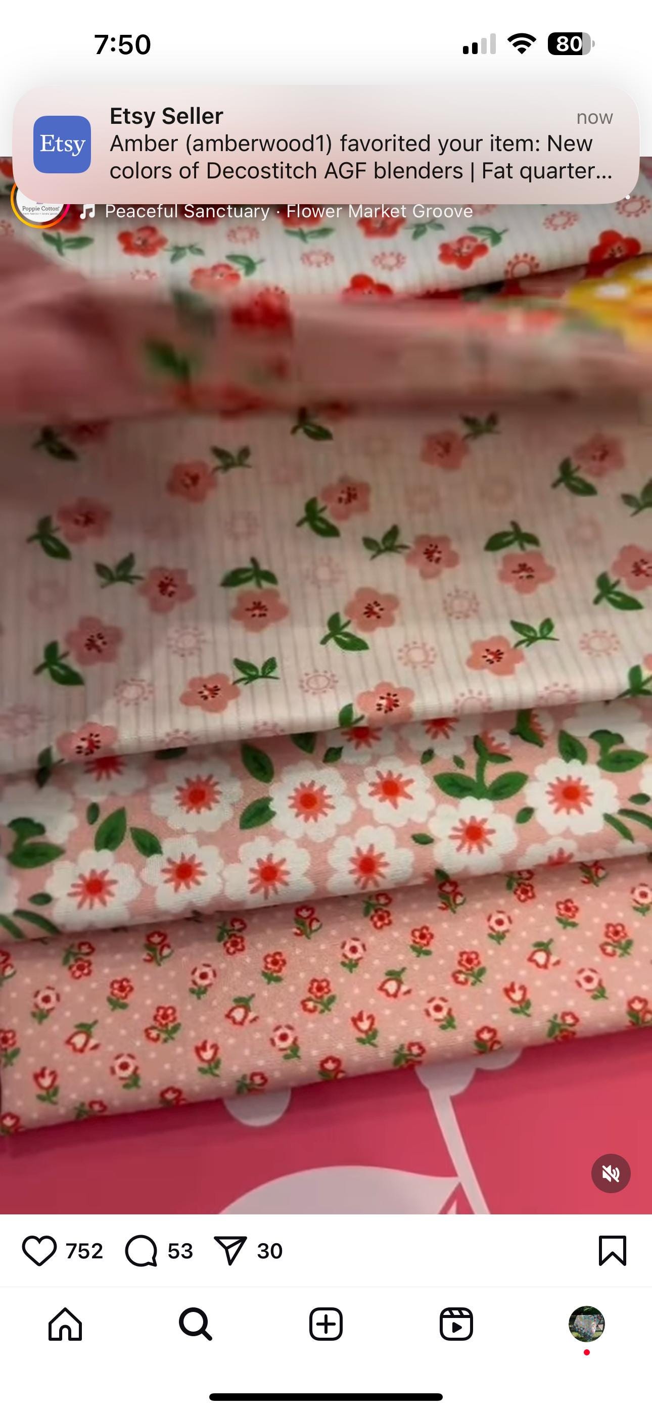 Flower Market 22 FQ / 1/2 yards| Poppie cotton | Elea Lutz | vintage | **preorder** FREE US shipping September